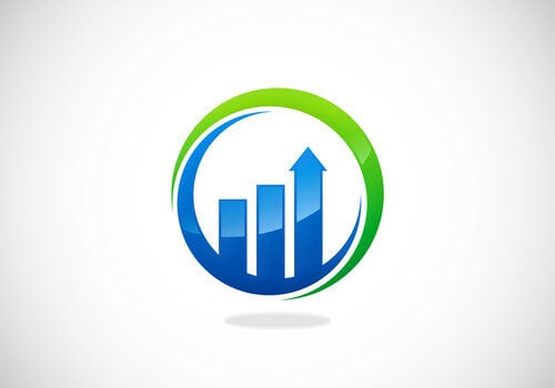 finance-business-graph-circle-vector-logo